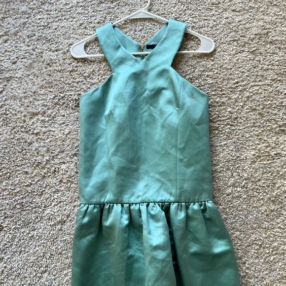 Tibi satin drop waist sleeveless racer back dress w/pockets (great for Halloween - Picture 9 of 11